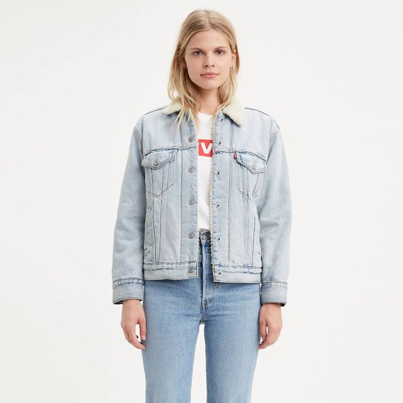 Levi's Sherpa Trucker Jacket with Jacquard by Google XS - Picture 2 of 8